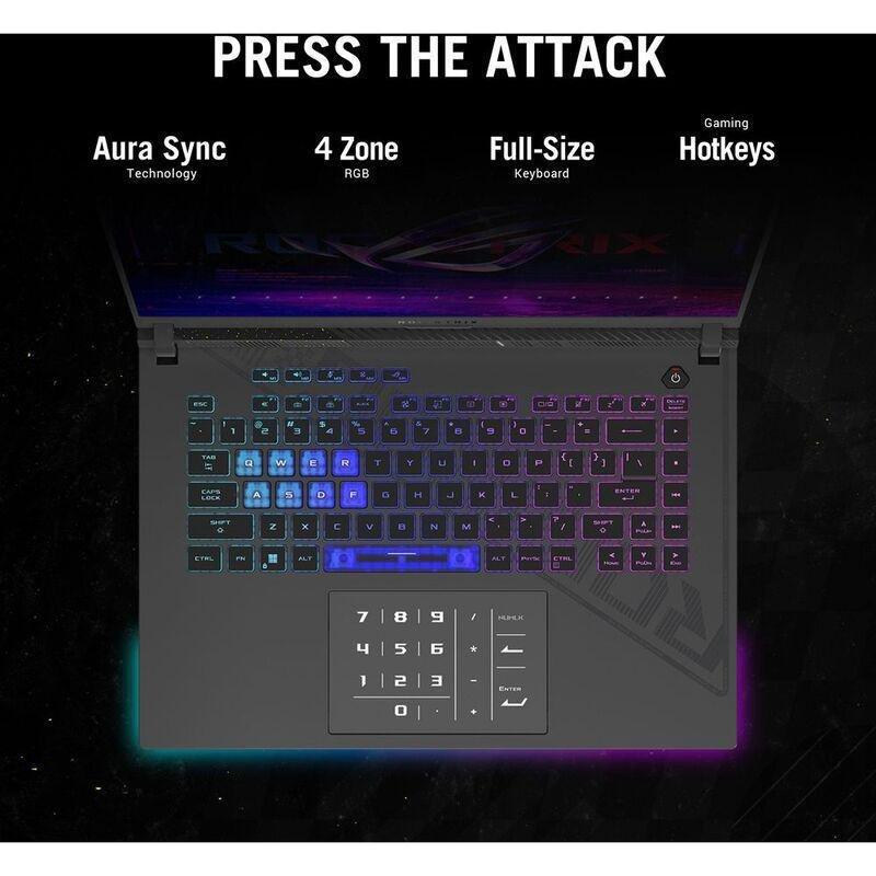 ASUS ROG Strix G16 Gaming Laptop - G614JU-N3111W - Intel Core i7-13650HX/16GB RAM/1TB SSD/NVIDIA GeForce RTX 4050 6GB/16" FHD+ (1920x1200)/Windows ..., , large image number 8