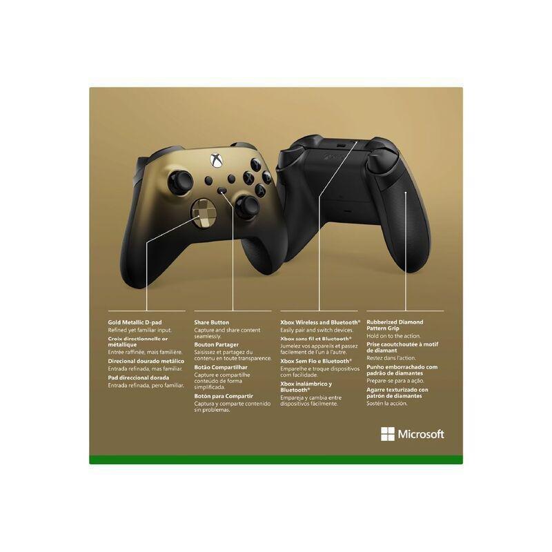 Microsoft Wireless Controller - Gold Shadow For Xbox series X/S, , large image number 4