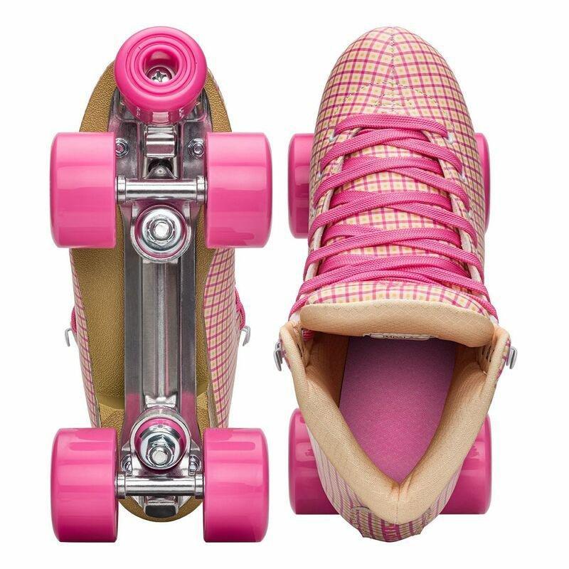 Impala Pink Tartan Quad Skates (Size 8 US), , large image number 4