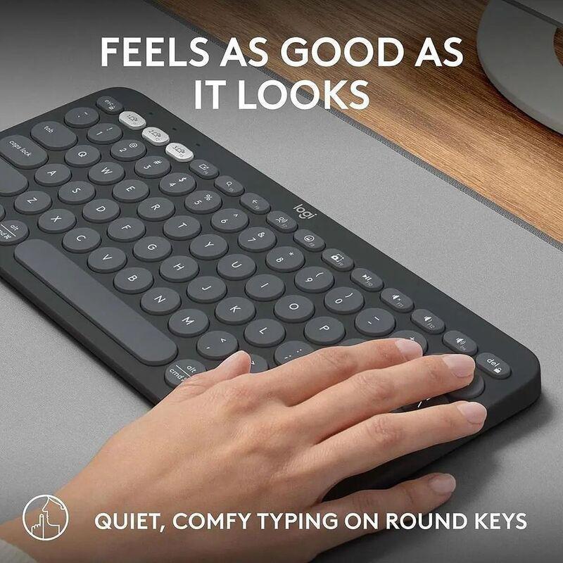Logitech Pebble Keys 2 K380s Bluetooth keyboard - US - Tonal Graphite, , large image number 4