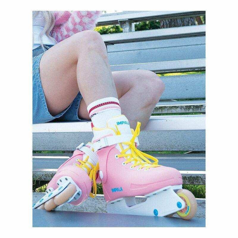 Impala Lightspeed Pink/Yellow Inline Skates (Size 7 US), , large image number 7