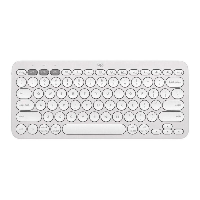 Logitech Pebble Keys 2 K380s Bluetooth keyboard - US - Tonal White, , large image number 0