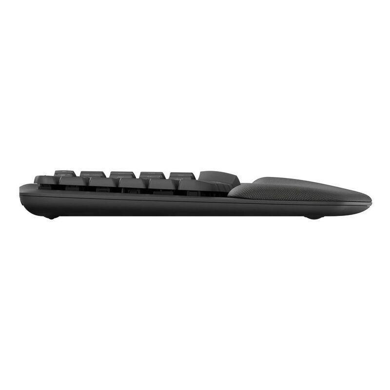 Logitech Ergo Series Wave Keys Wireless Ergonomic Keyboard - Arabic - Black, , large image number 5