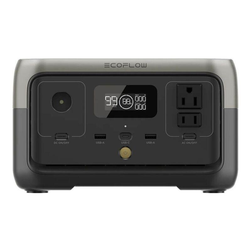 EcoFlow RIVER 2 Portable Power Station (300W-256Wh) - Black, , medium