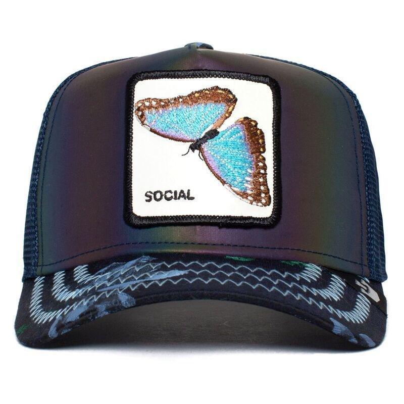Goorin Bros Soirees For Days Unisex Trucker Caps Blue, , medium