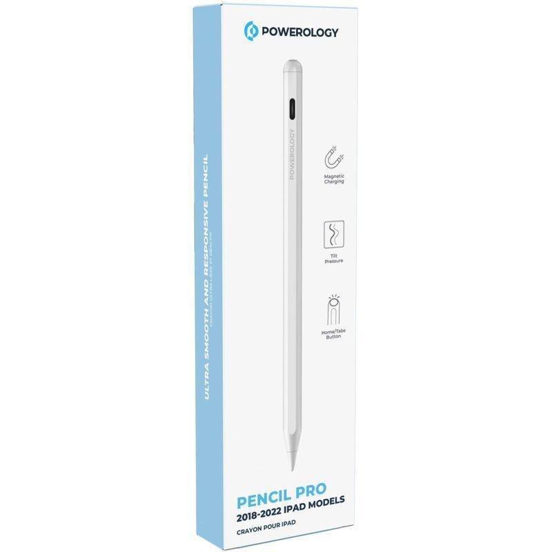Powerology Pencil Pro for iPad with Palm Rejection - White, , large image number 4