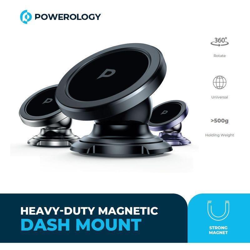 Powerology Heavy-Duty Magnetic Dash Mount - Silver, , large image number 3