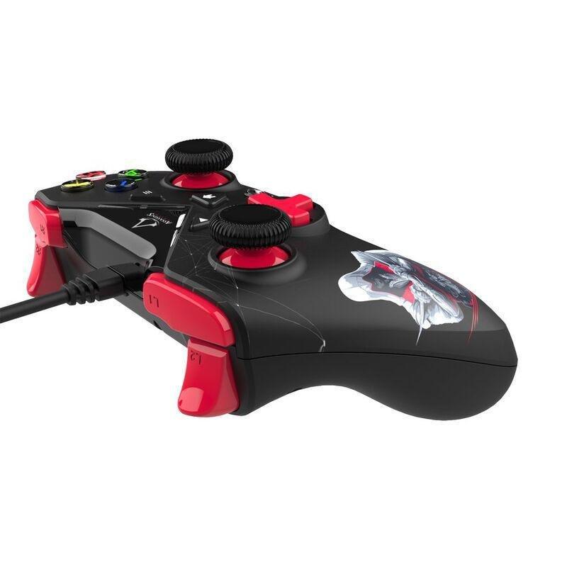 Freaks And Geeks Assassin’s Creed – USB Wired Controller For Pc/Xbox One/Series X/S With 3M Cable – Black And Red, , large image number 1