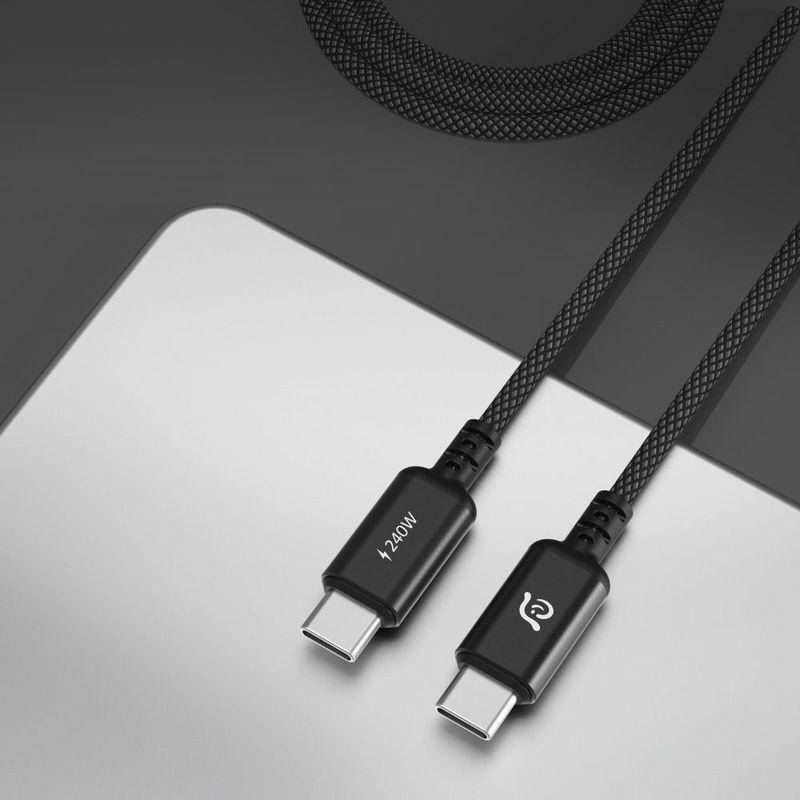 ADAM ELEMENTS CASA P200 - USB-C to USB-C 240W Charging Cable 2m - Black, , large image number 2