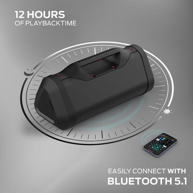 MONSTER Blaster 3.0 Wireless Boombox Speaker - Black, , large image number 3