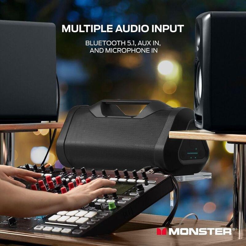 MONSTER Blaster 3.0 Wireless Boombox Speaker - Black, , large image number 4