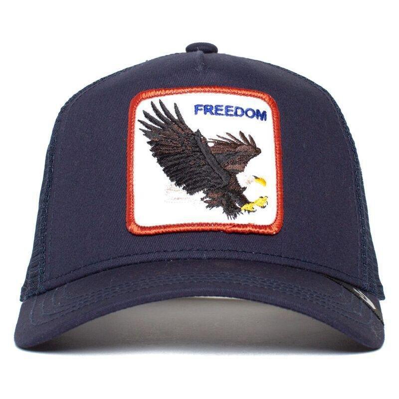 Goorin Bros Freedom Truckin Unisex Trucker Caps Navy, , medium