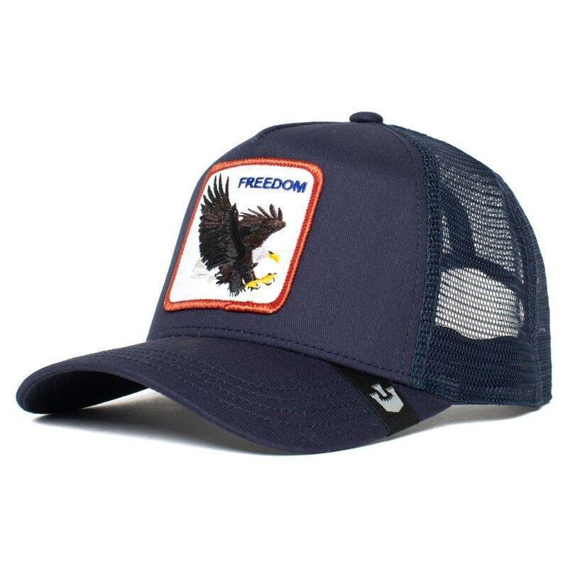 Goorin Bros Freedom Truckin Unisex Trucker Caps Navy, , large image number 1