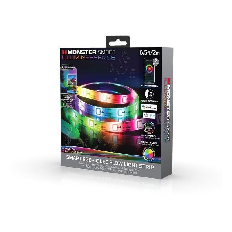 MONSTER Smart LED FLOW Multi-Color/Multi-Zone LED Light Strip - 2m, , large image number 0