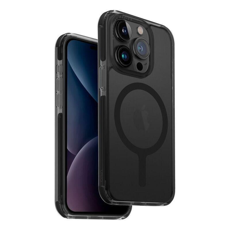 UNIQ Hybrid iPhone 15 Pro Case - MagClick Charging Combat - Carbon, , medium