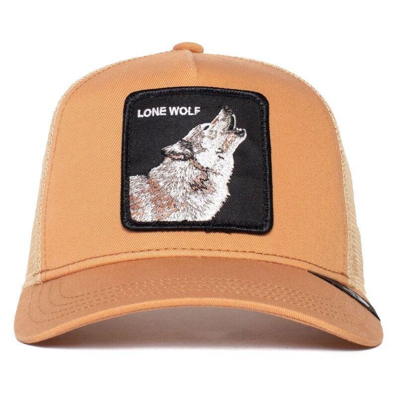 Goorin Bros Lone Wolf Truckin Unisex Trucker Caps Mau, , medium