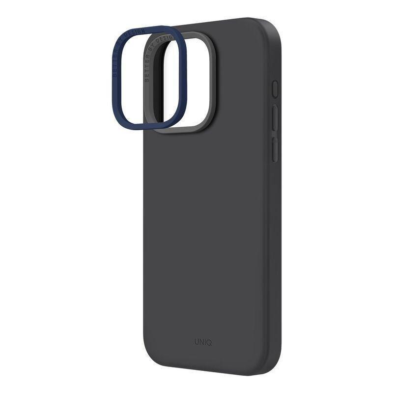 UNIQ Hybrid iPhone 15 Pro Case - MagClick Charging Lino Hue - Charcoal, , large