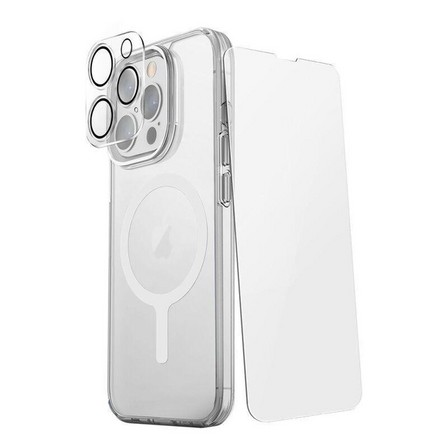 UNIQ - UNIQ iPhone 15 Pro MagClick Charging Lifepro Xtreme 360 Protection Bundle Pack