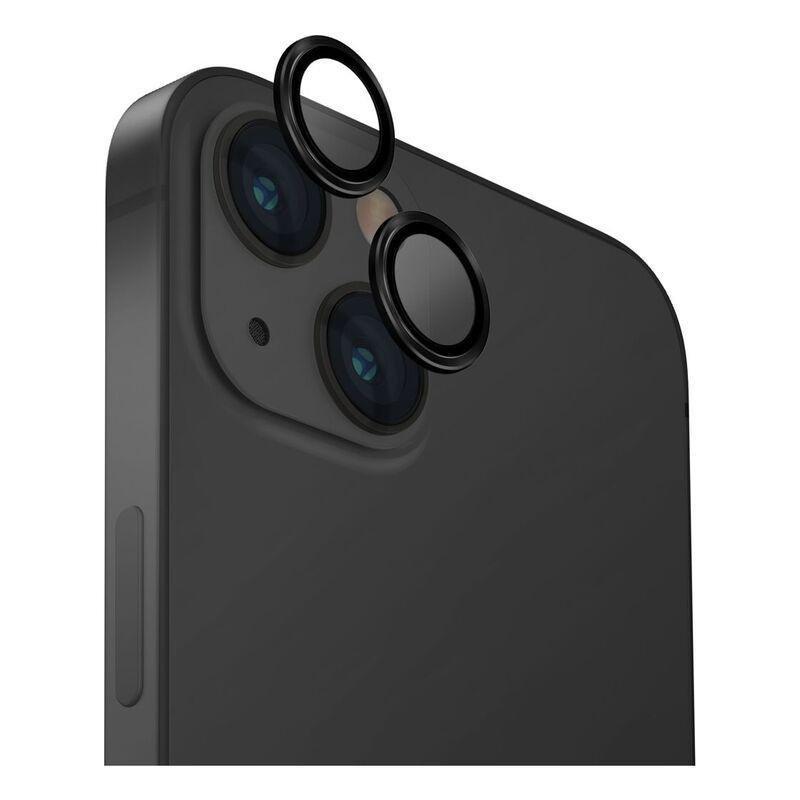 UNIQ Optix iPhone 15 Pro Aluminium Camera Lens Protector - Midnight, , medium