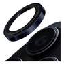UNIQ - UNIQ Optix iPhone 15 Pro Stainless Steel Frame Sapphire Camera Lens Protector - Tetra Blue