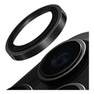 UNIQ - UNIQ Optix iPhone 15 Pro Max Stainless Steel Frame Sapphire Camera Lens Protector - Chrome Grey
