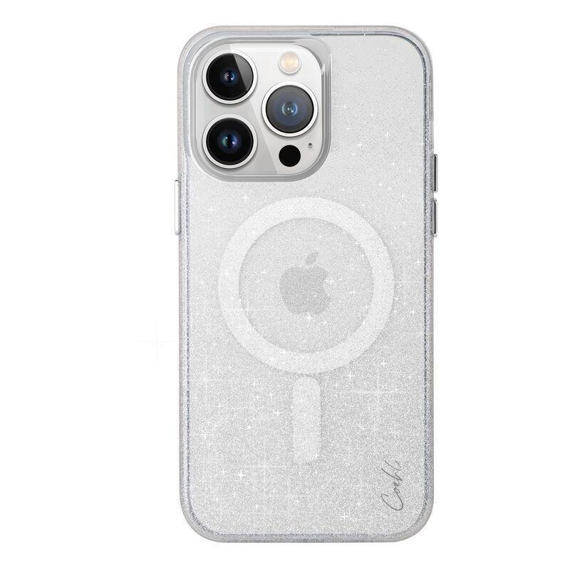 UNIQ Coehl iPhone 15 Pro Case - Magnetic Charging Lumino - Sparkling Silver, , large image number 0