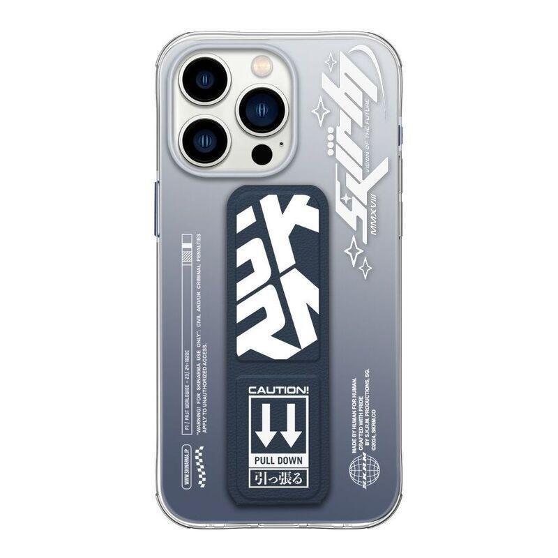 SkinArma iPhone 15 Pro Case - Cosmo Grip-Stand - Blue, , large image number 0