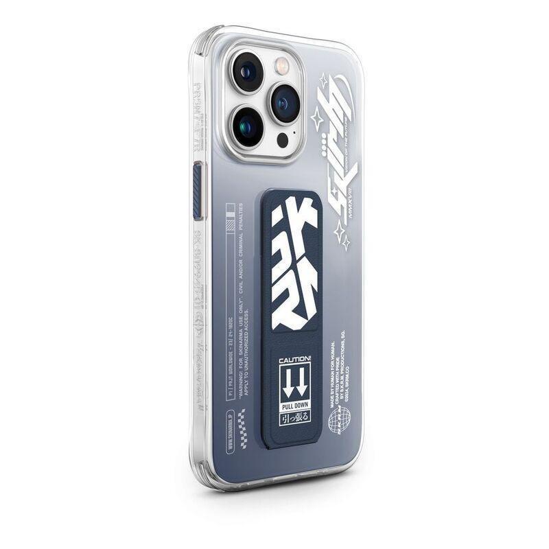 SkinArma iPhone 15 Pro Case - Cosmo Grip-Stand - Blue, , large image number 2