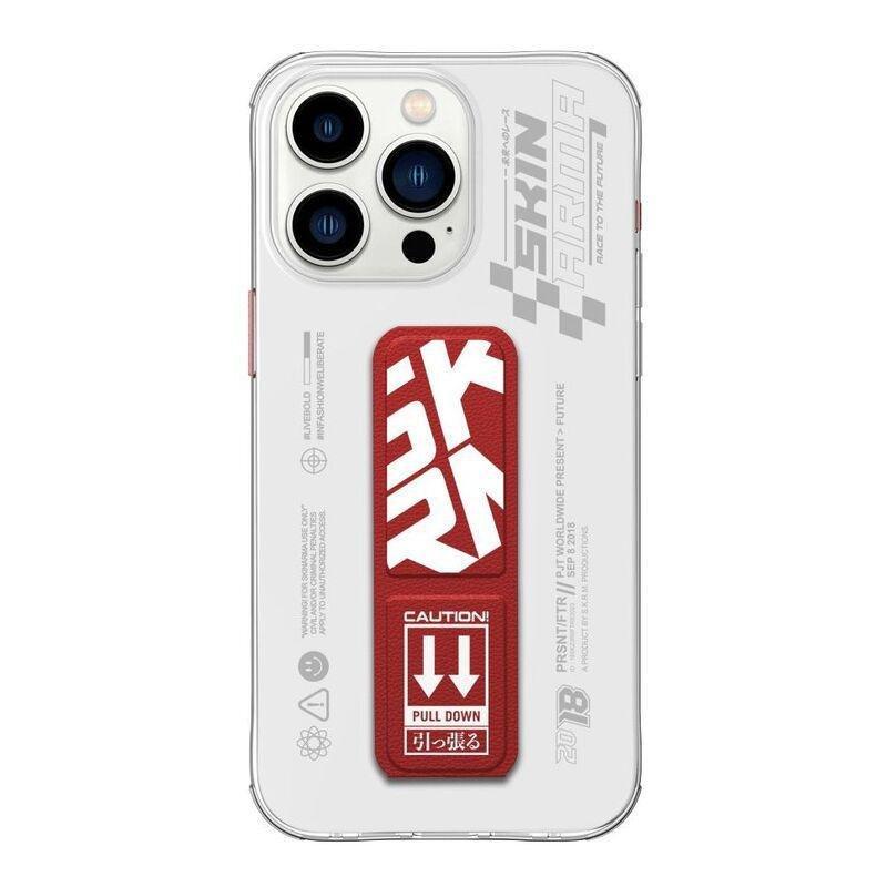 SkinArma iPhone 15 Pro Max Case - Apex Grip-Stand - Red, , large