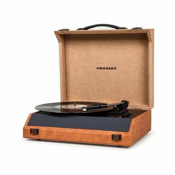 Crosley Momento Portable Turntable with Built-in Speakers - Desert, , large image number 1