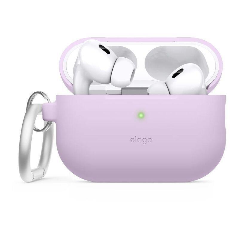 Elago Silicone Hang Case for AirPods Pro 2 - Lavender, , medium