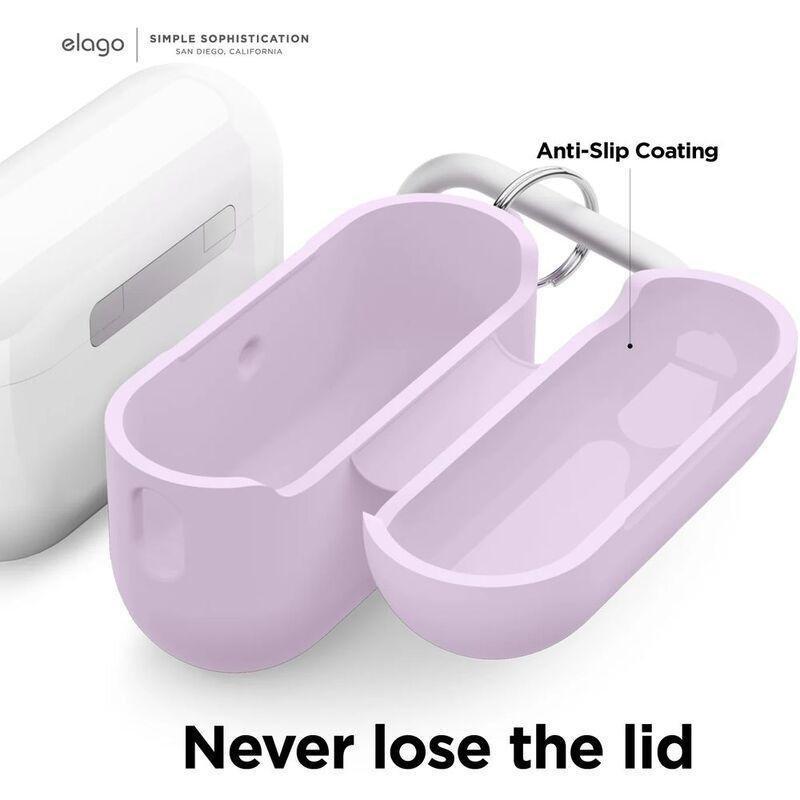 Elago Silicone Hang Case for AirPods Pro 2 - Lavender, , large image number 4