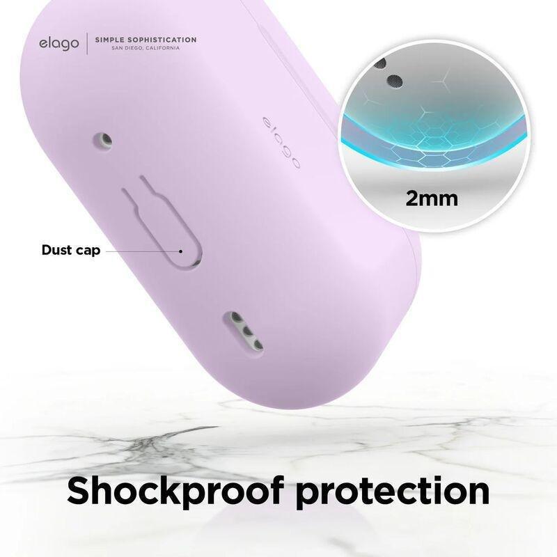 Elago Silicone Hang Case for AirPods Pro 2 - Lavender, , large image number 5