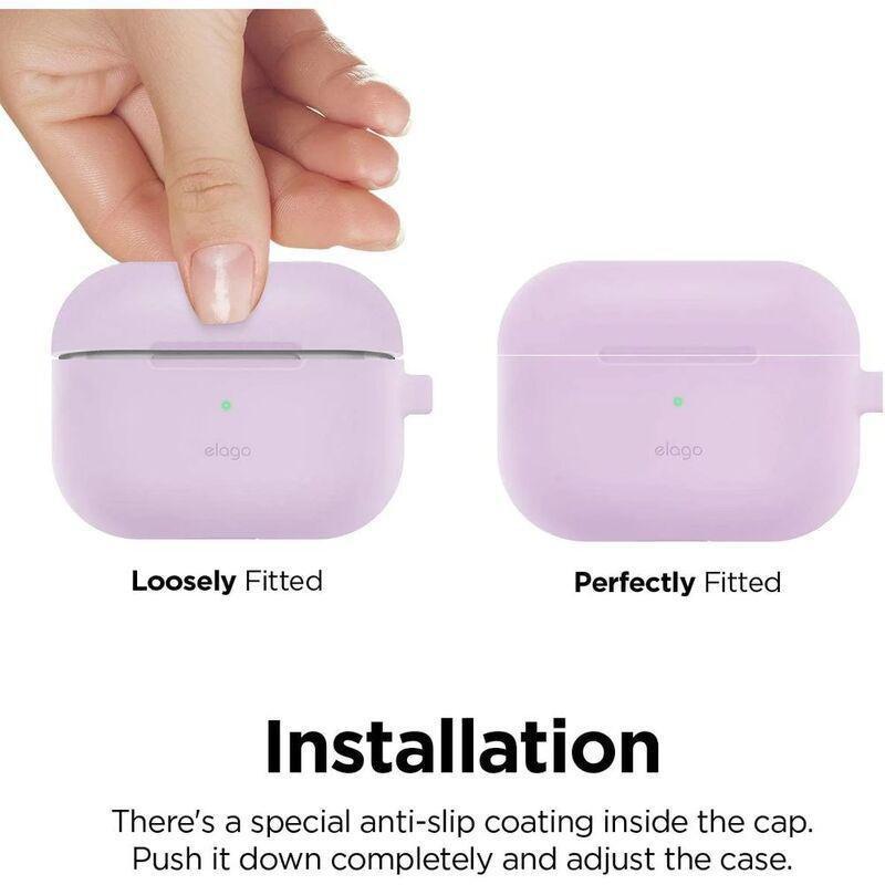 Elago Silicone Hang Case for AirPods Pro 2 - Lavender, , large image number 6