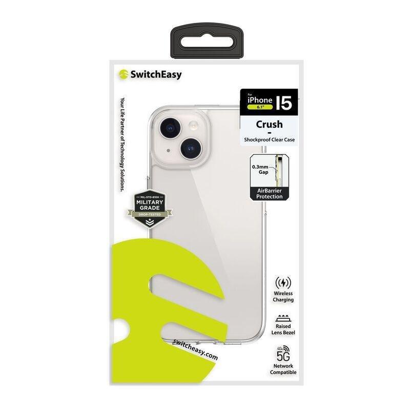 Switcheasy Crush Clear Bumper Case With Airbarrier For iPhone 15, , large image number 1
