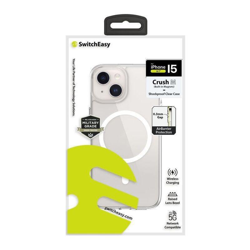 Switcheasy Crush MagSafe Clear Bumper Case For iPhone 15, , large image number 1