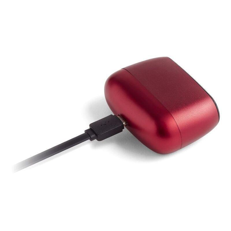 Lexon Minut Mini Alarm Clock-Dark Red, , large image number 3