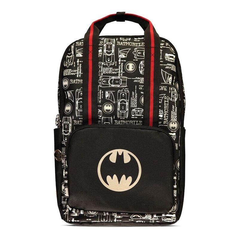 Difuzed Warner Batman AOP Backpack Black, , large image number 0