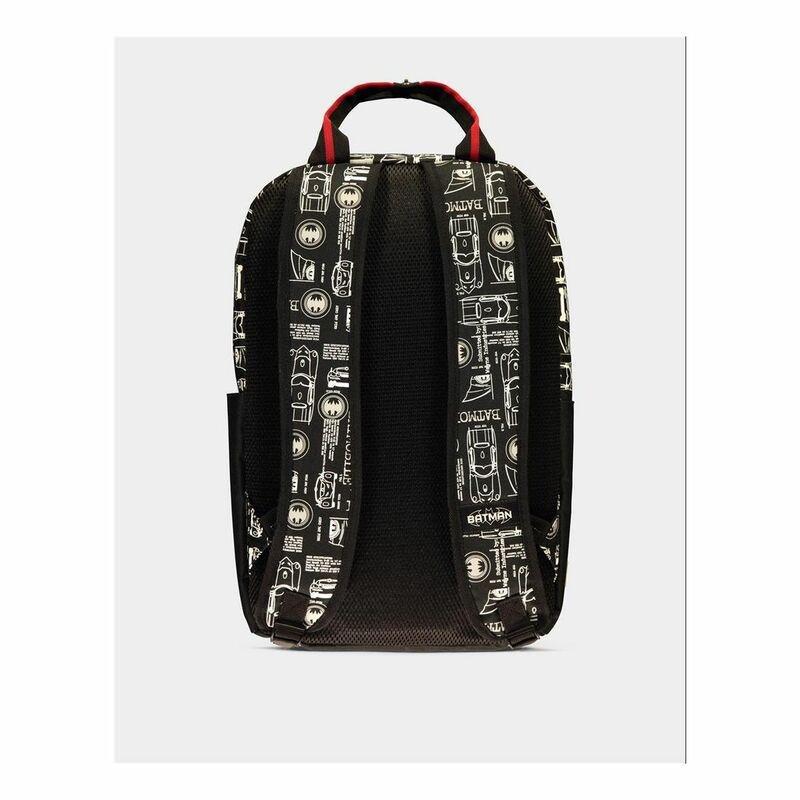 Difuzed Warner Batman AOP Backpack Black, , large image number 1