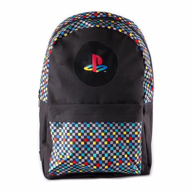 Difuzed Sony PlayStation Retro AOP Backpack Black, , large image number 0
