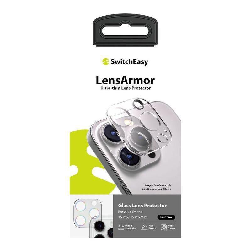 Switcheasy Lensarmor Ultra-Thin Lens Protector For 2023 iPhone 15 Pro & iPhone 15 Pro Max- Transparen, , large image number 1