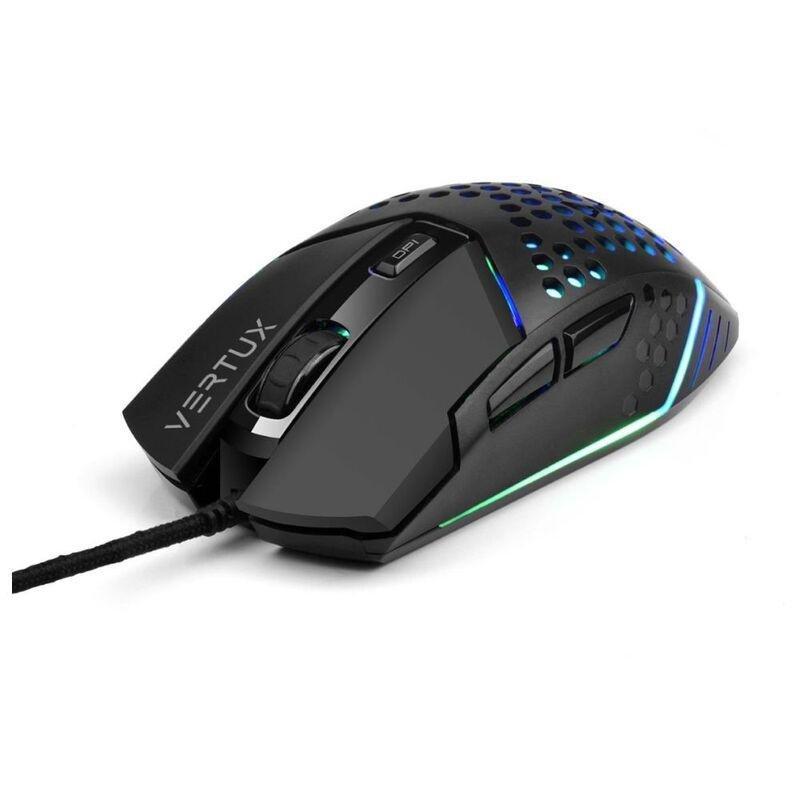 Vertux Katana 6 Buttons Hex-Shell Wired RGB Gaming Mouse, , large image number 0