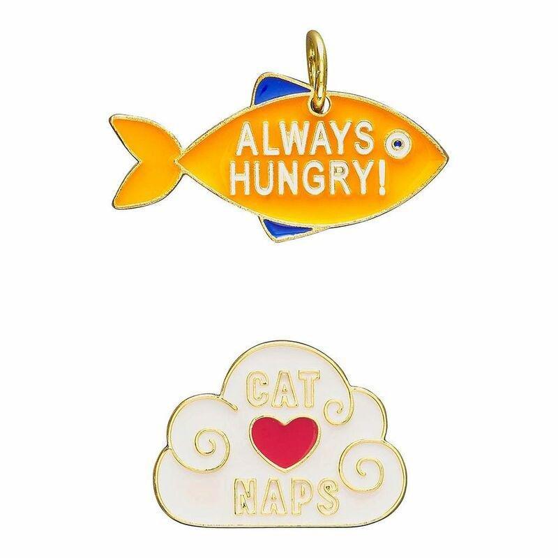 Wild & Woofy Pin and Tag Set Cat, , medium