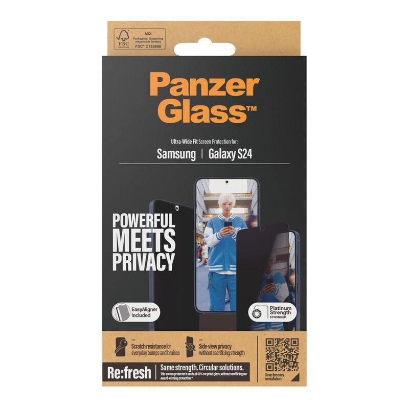 Panzer Glass Samsung Galaxy S24 - Ultra-Wide Fit Screen Protector - Privacy, , large image number 2