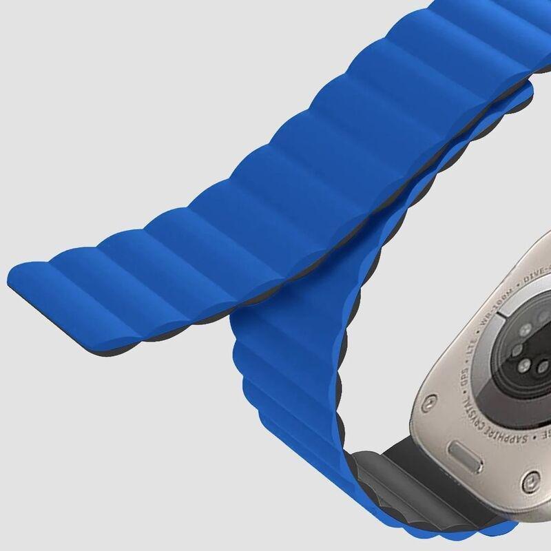 Gripp 42/44/45mm New Reverser Watch Strap - Blue/Black, , large image number 0