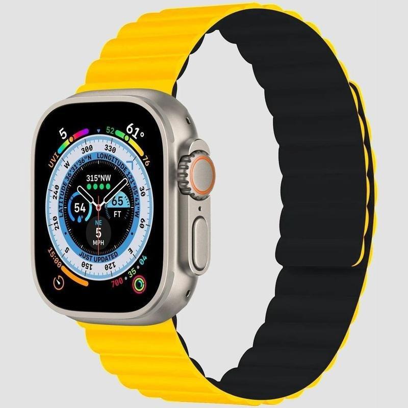 Gripp 42/44/45mm New Reverser Watch Strap - Yellow/Black, , large image number 0