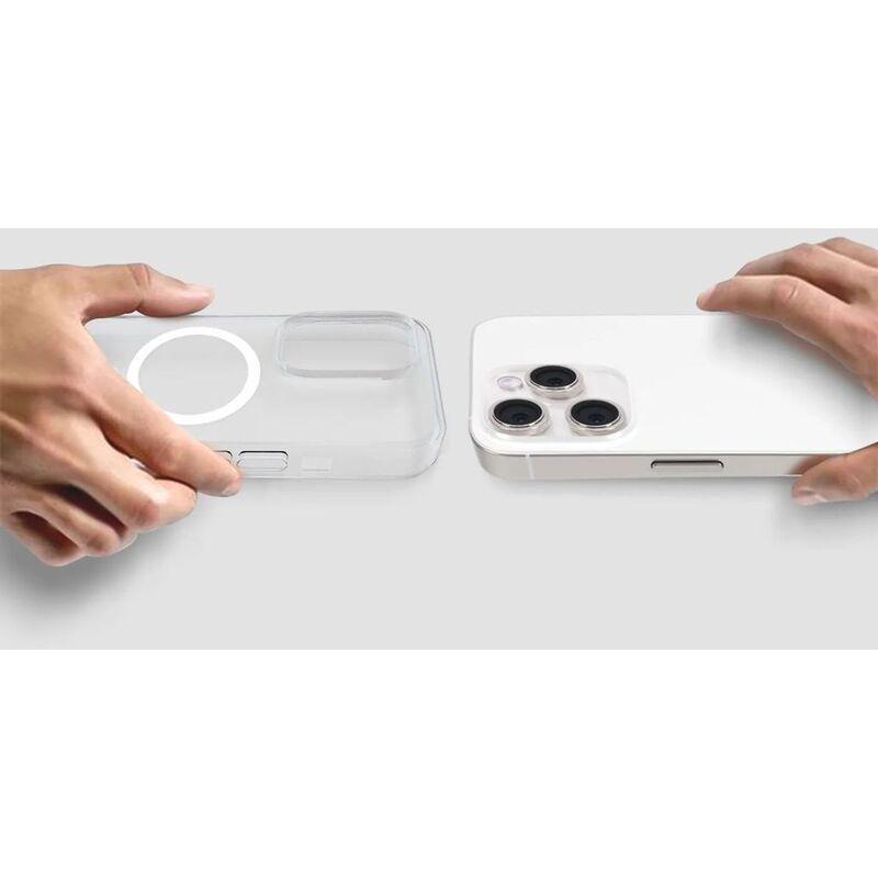 Gripp Clear MagSafe Case (White Ring) For iPhone 15 Pro Max, , large image number 6