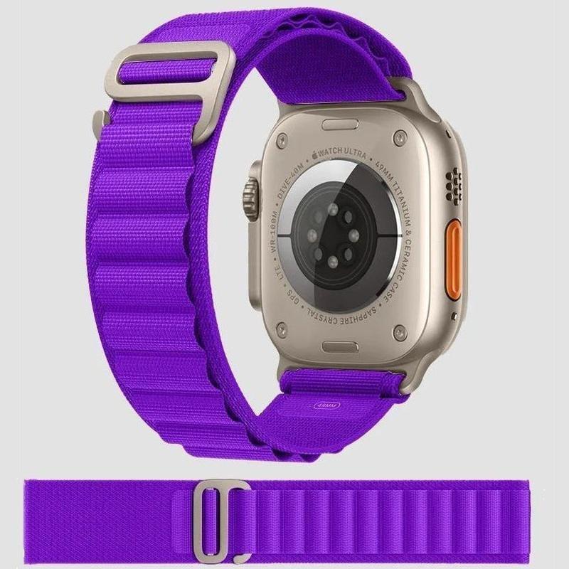 Gripp Alpine Loop Nylon Apple Watch Ultra Band 49mm - Purple, , medium