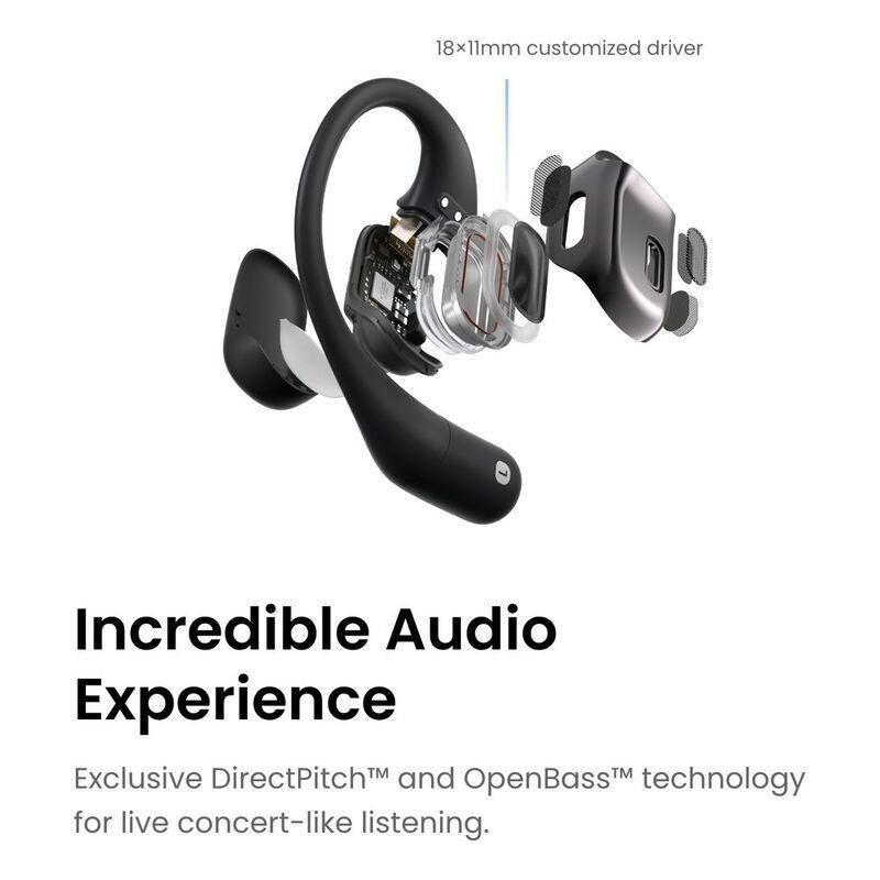 SHOKZ OPENFIT True Wireless Earphones - Black, , medium