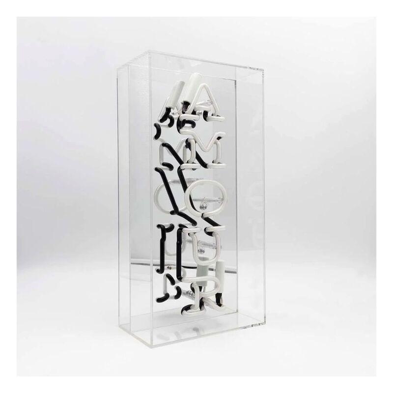 Locomocean Black Acrylic Box Neon - Amour Lighting Piece, , large image number 2